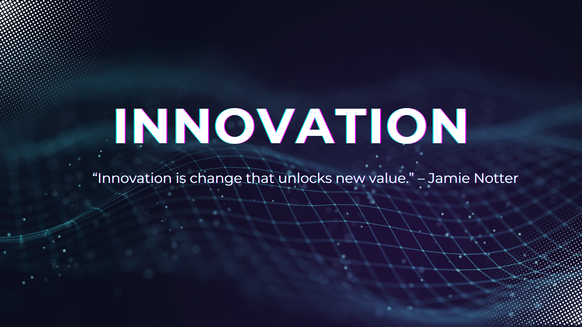 blue futuristic business presentation